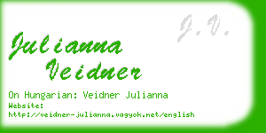 julianna veidner business card